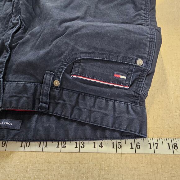 Tommy Hilfiger Y2K Chino Pants Mens 32X32 Blue Preppy Golf Coastal - Picture 6 of 8
